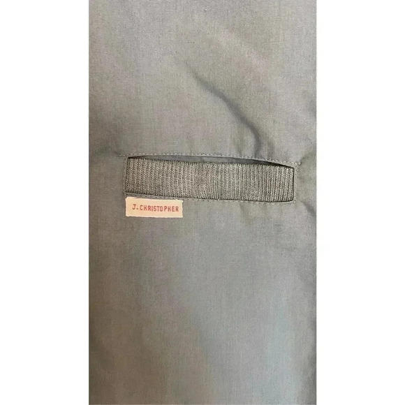 Vintage Jordan Christopher Windbreaker Jacket Men's Large Blue 80s Buttoned - Picture 3 of 12